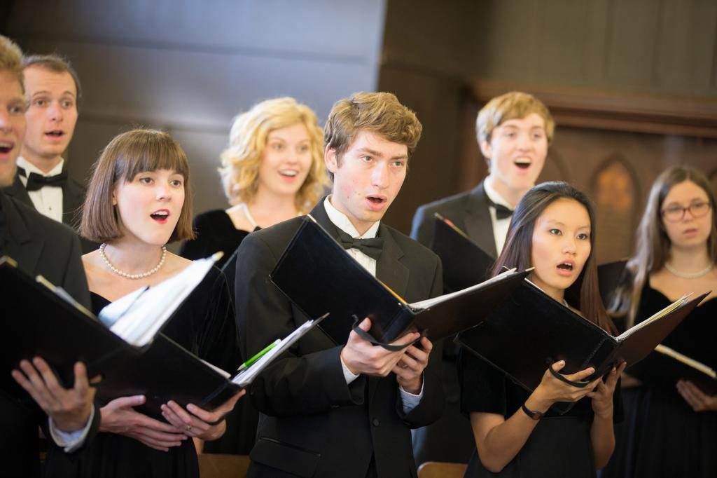 Traum über das Singen eines Liedes