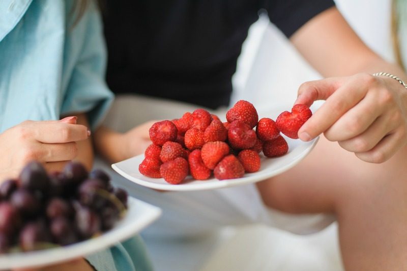 Erdbeeren im Traum essen - Liebesaffären.