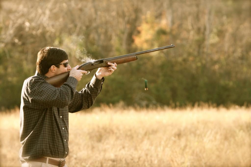 Mann auf der Jagd