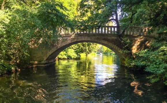 Brücke über den Fluss