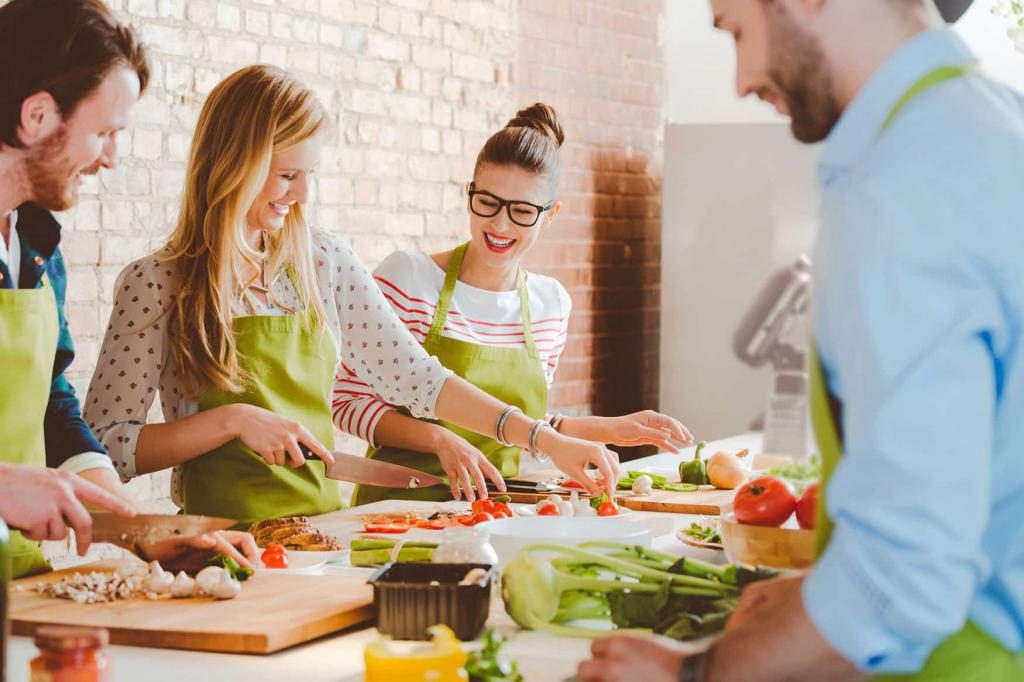 Traum vom Kochen von Lebensmitteln