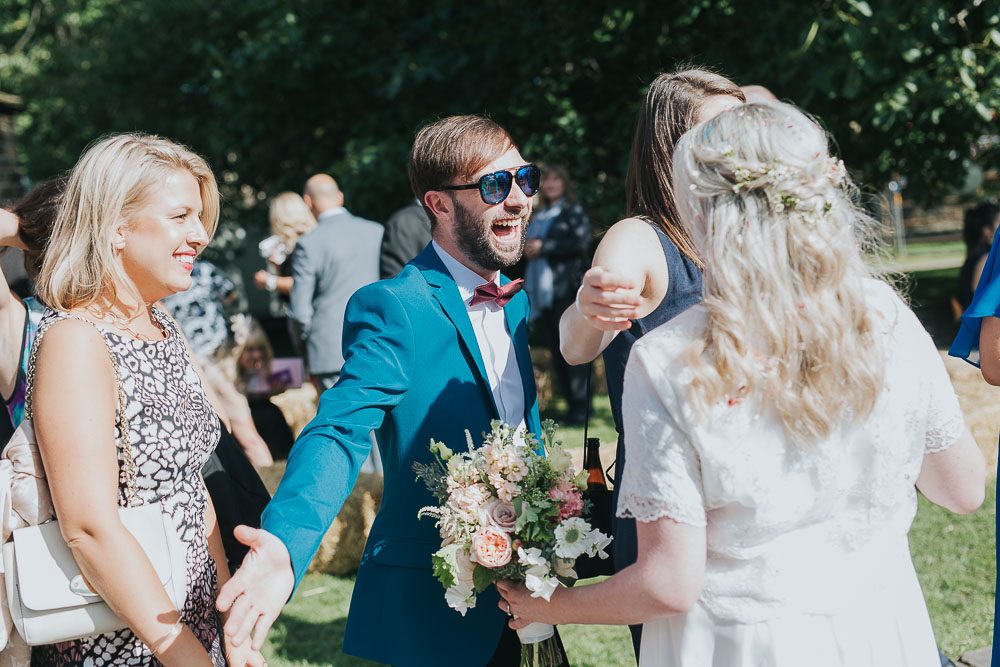 Gäste auf der Hochzeit