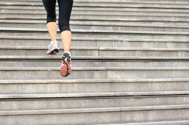 Wovon träumen Sie, wenn Sie die Treppe hinauflaufen?