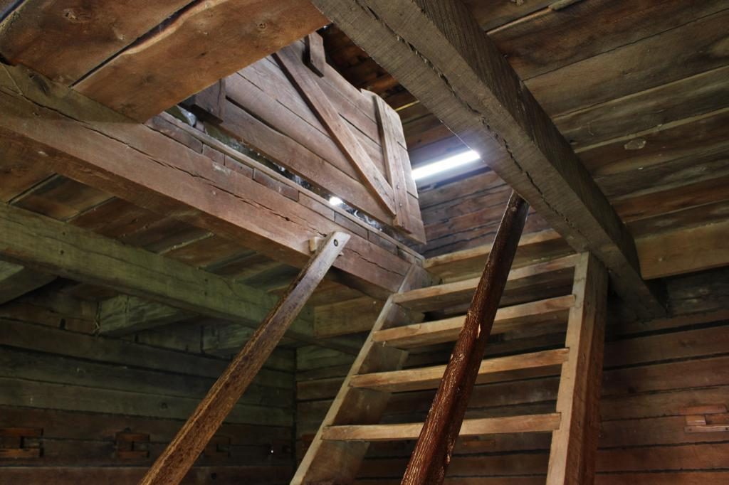 attic of a wooden house in a dream