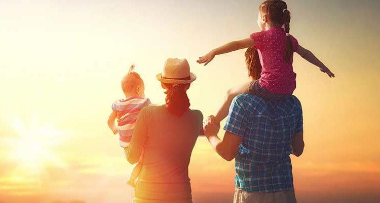 Glückliche Familie