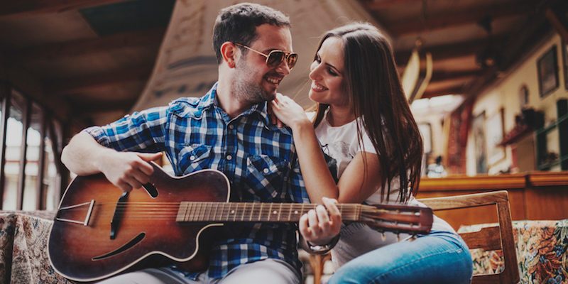 träumen, Gitarre zu spielen