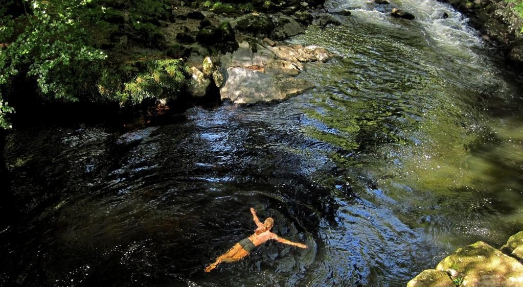 Baden im Wasser Traumbuch