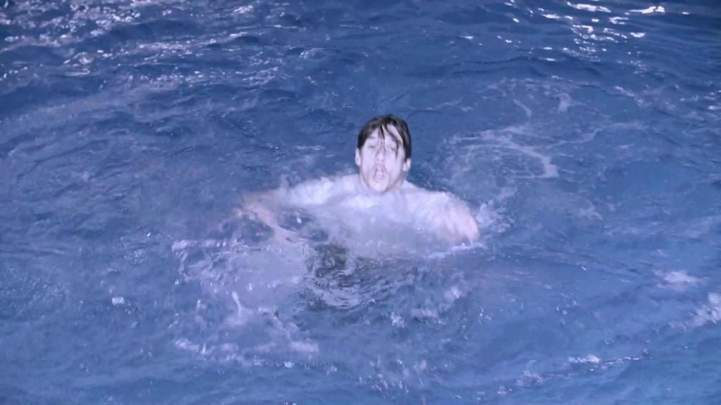 Mann im Wasser