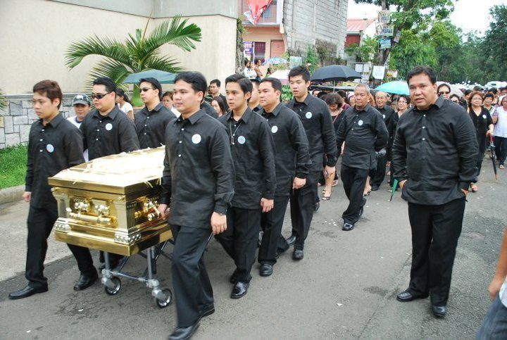 Leichenzug in San Fernando.