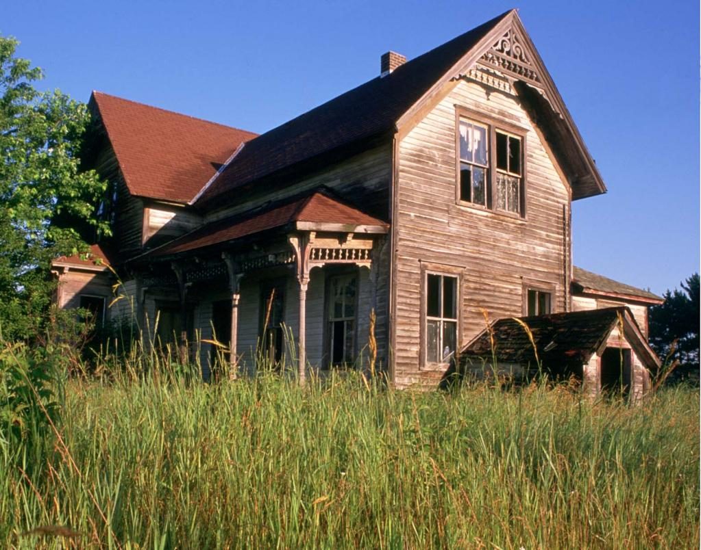 Traum über ein altes Haus