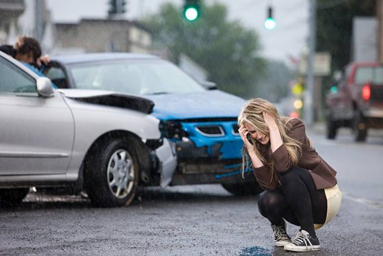 von einem Unfall geträumt