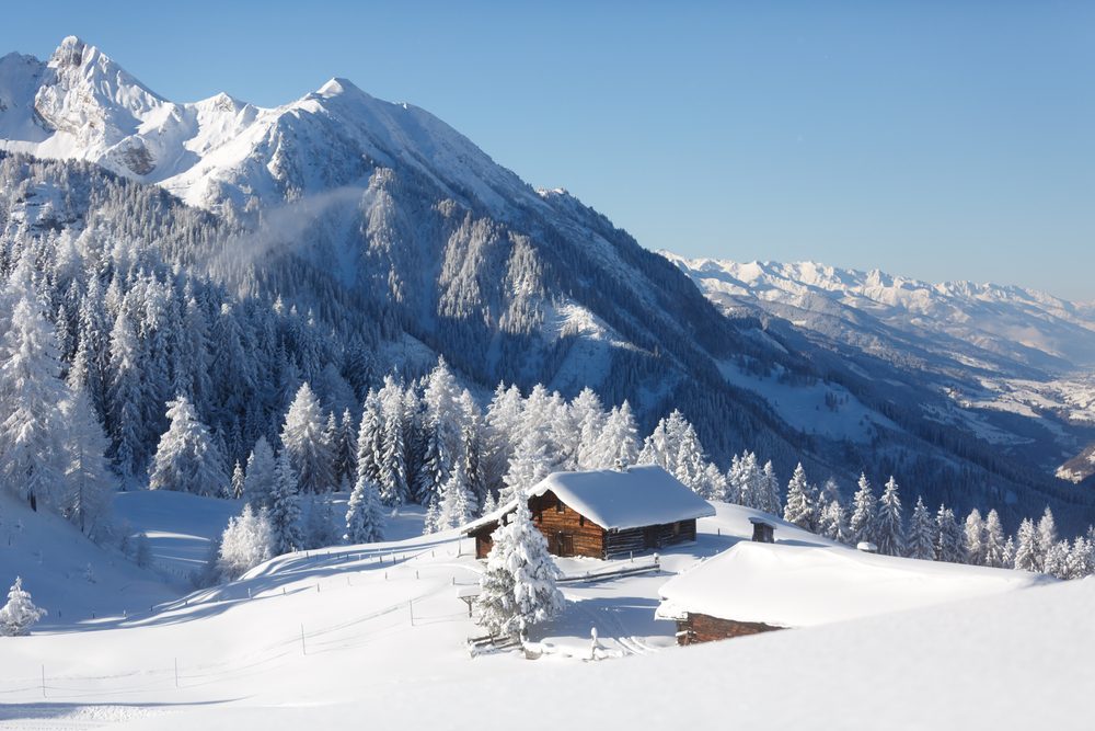 weißer Schnee im Traum